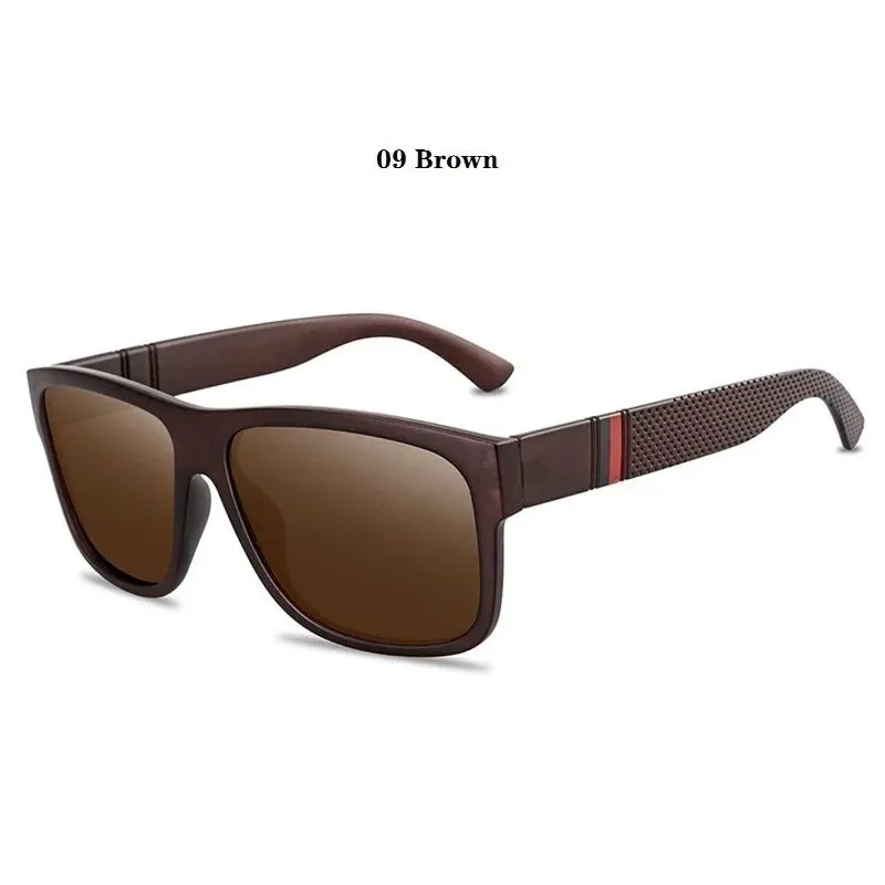 Unisex Square Polaroid Sunglasses Vintage Retro Style for Women Men