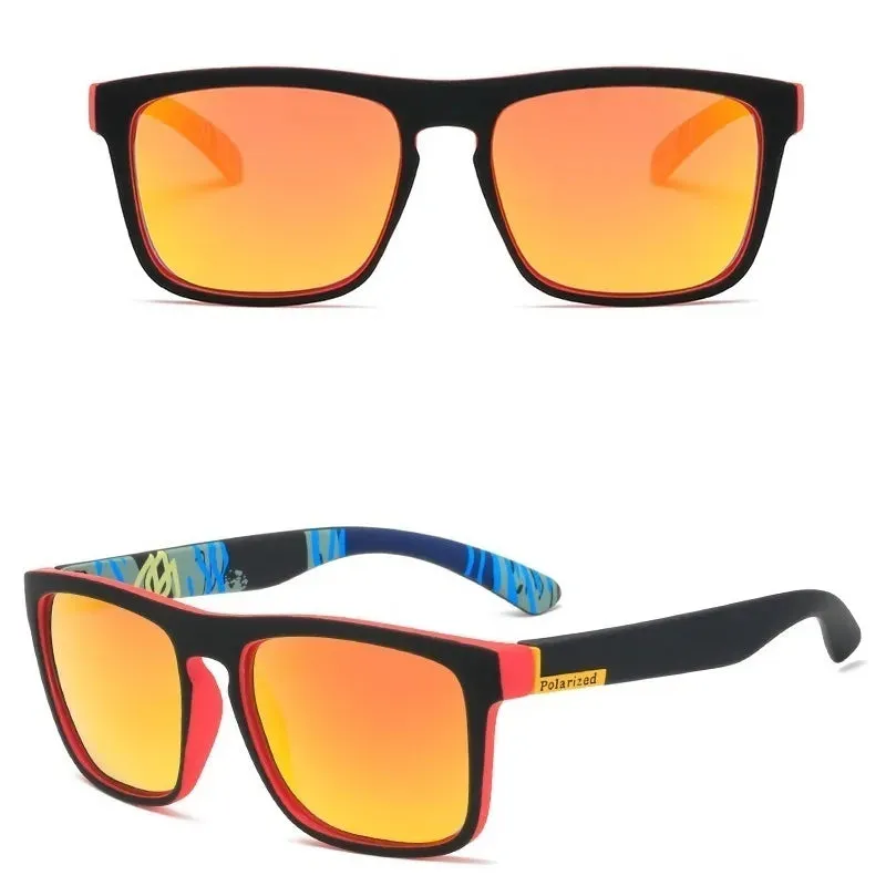 Unisex Square Polaroid Sunglasses Vintage Retro Style for Women Men