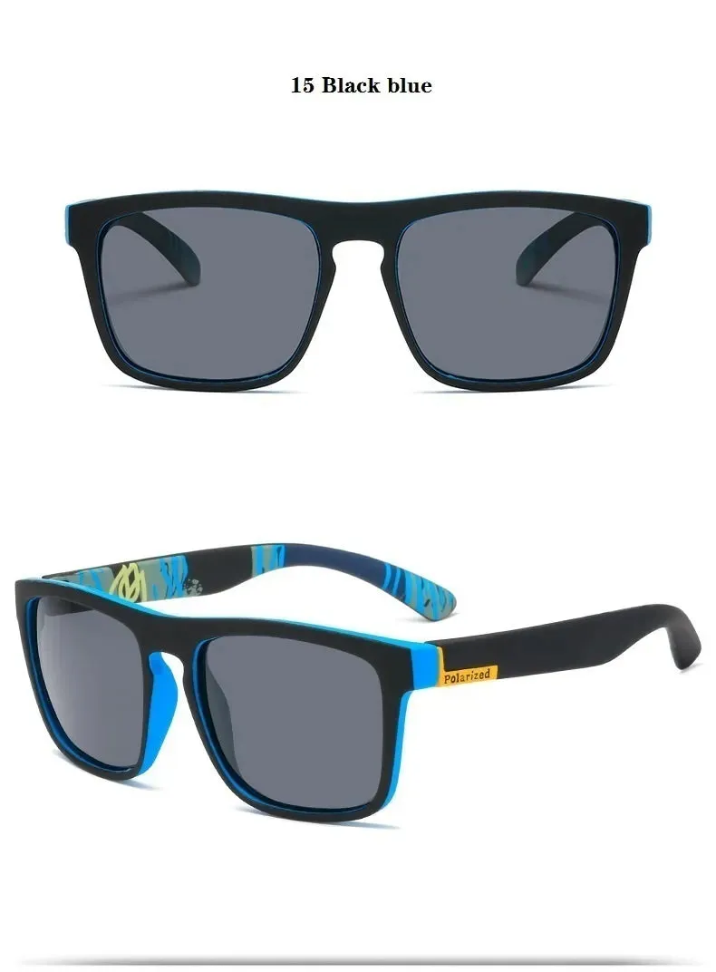 Unisex Square Polaroid Sunglasses Vintage Retro Style for Women Men