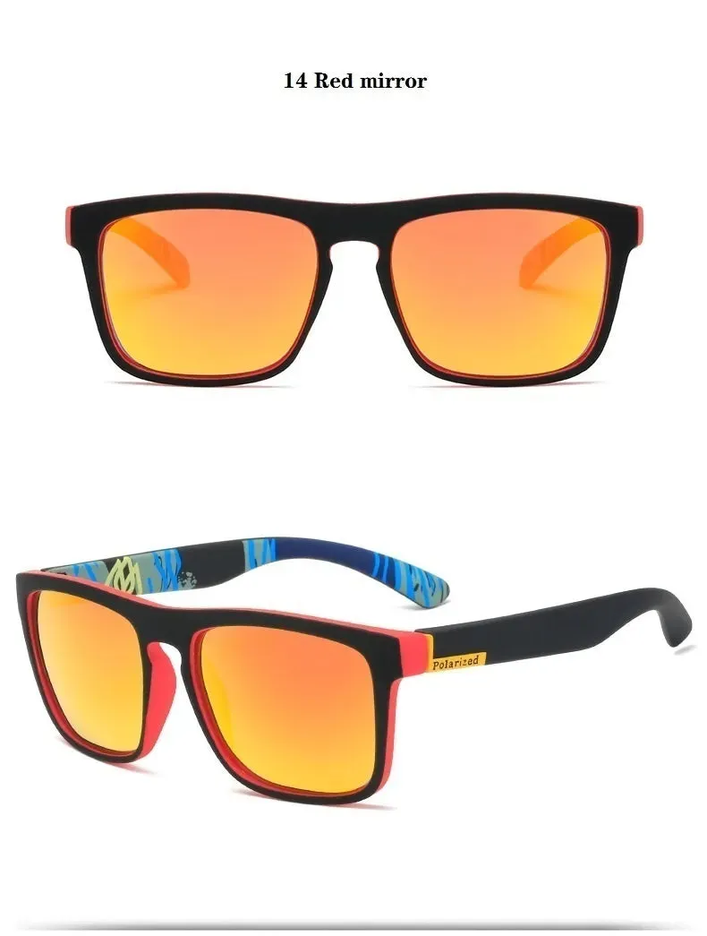 Unisex Square Polaroid Sunglasses Vintage Retro Style for Women Men