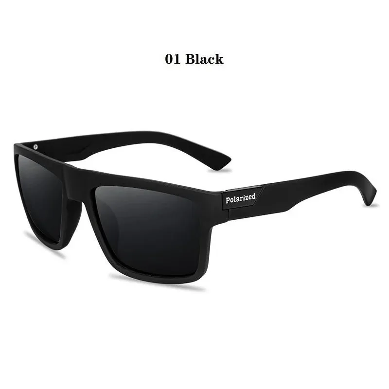 Unisex Square Polaroid Sunglasses Vintage Retro Style for Women Men