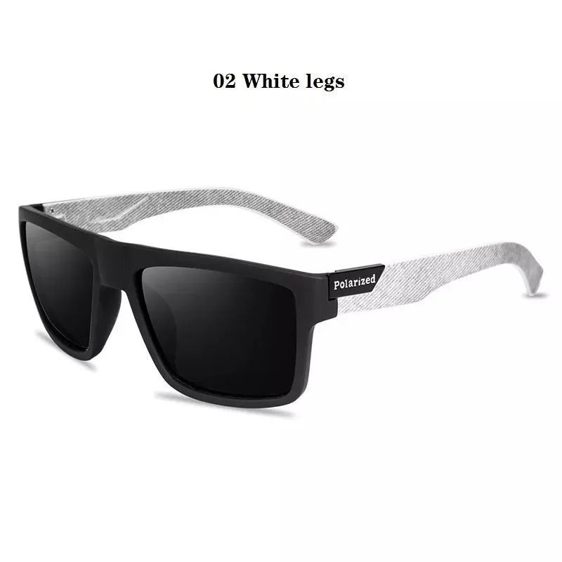 Unisex Square Polaroid Sunglasses Vintage Retro Style for Women Men