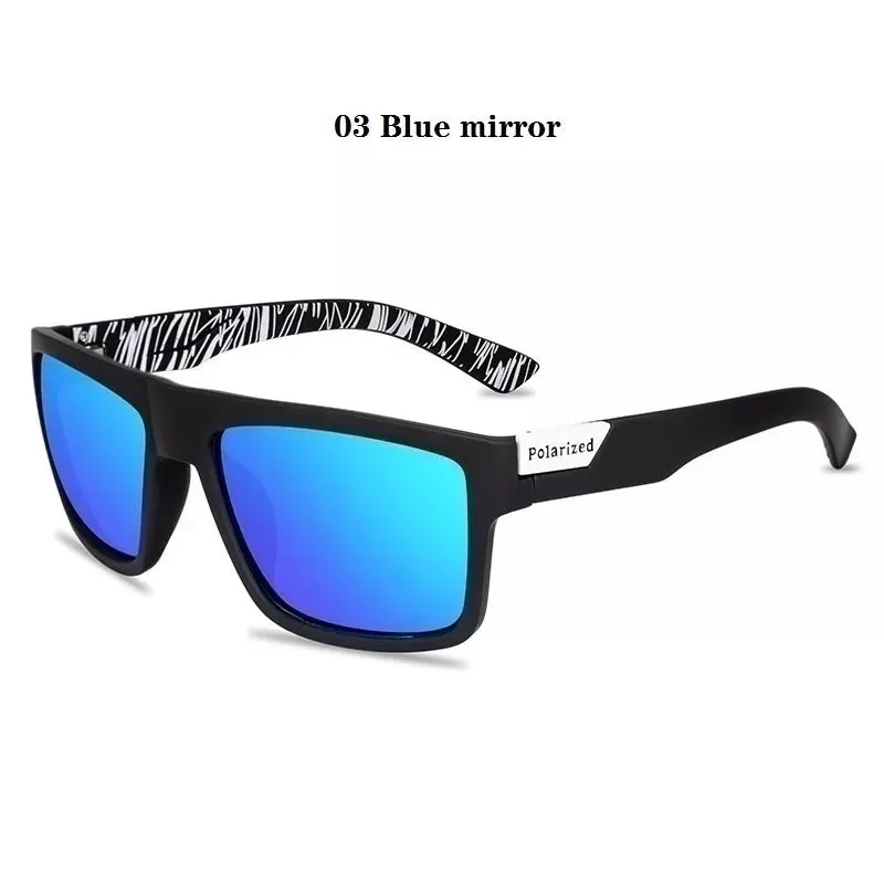 Unisex Square Polaroid Sunglasses Vintage Retro Style for Women Men