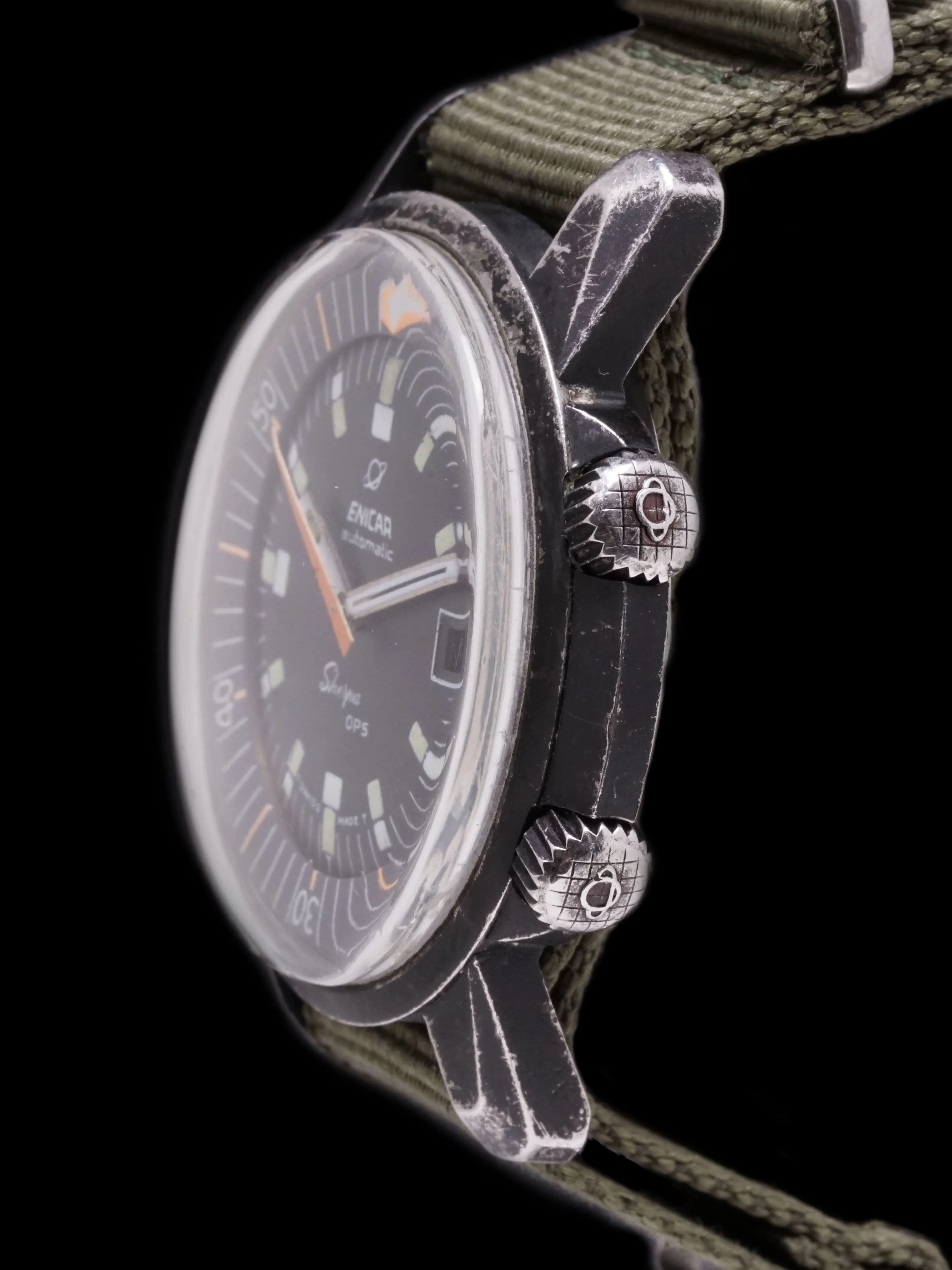 *Unpolished* 1960s Enicar Sherpa OPS (Ref. 144/35/03A)