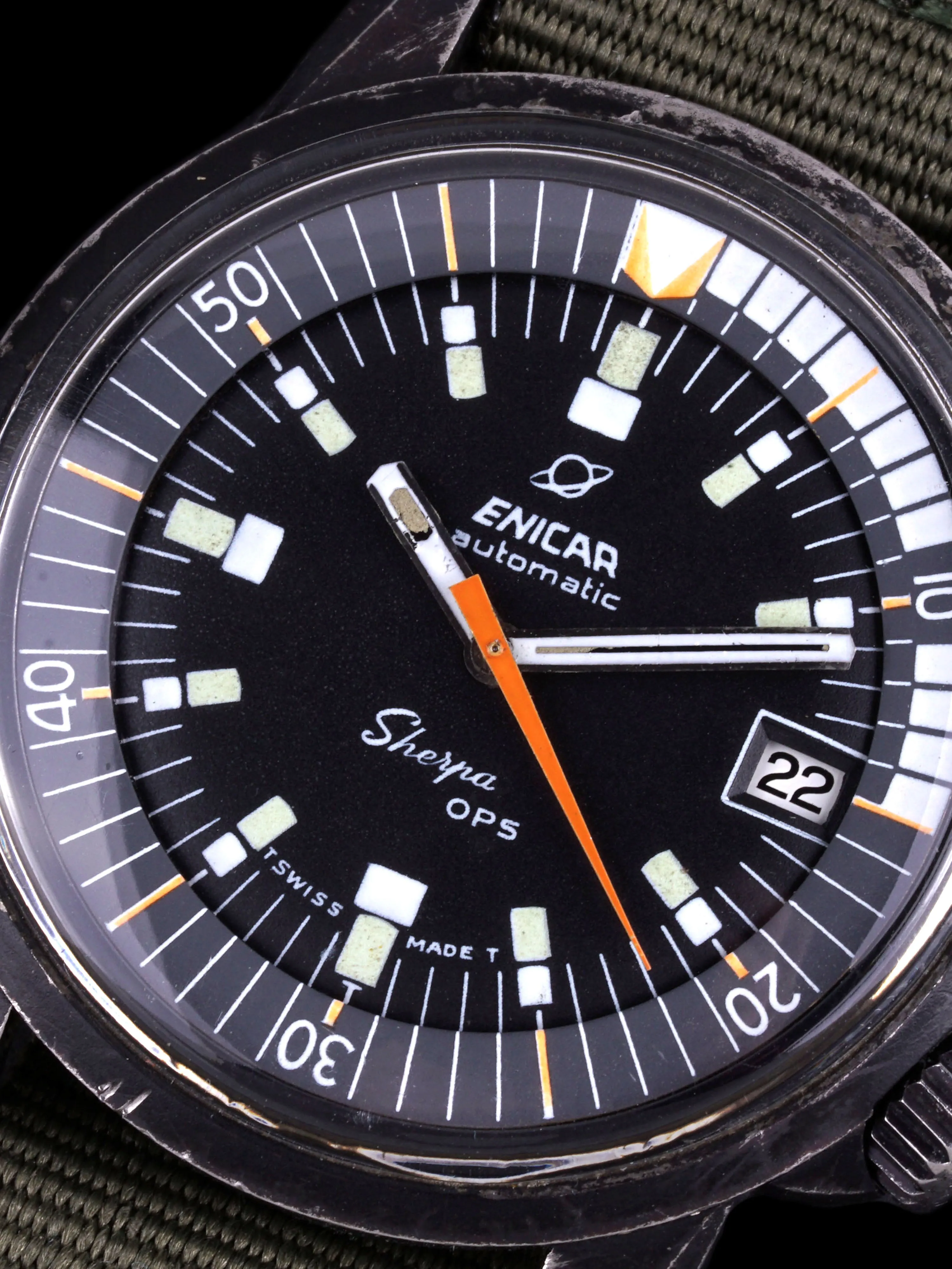 *Unpolished* 1960s Enicar Sherpa OPS (Ref. 144/35/03A)