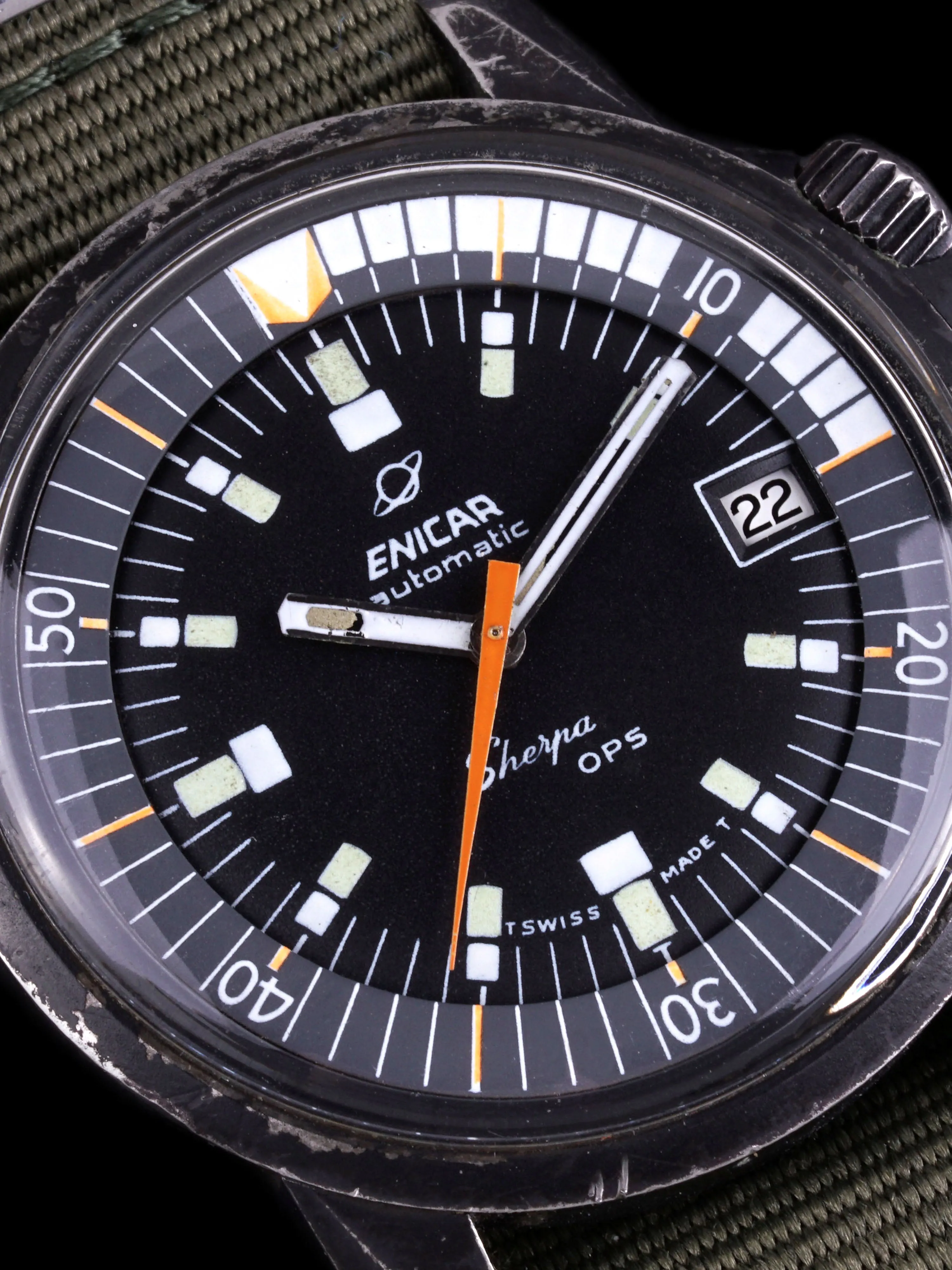 *Unpolished* 1960s Enicar Sherpa OPS (Ref. 144/35/03A)