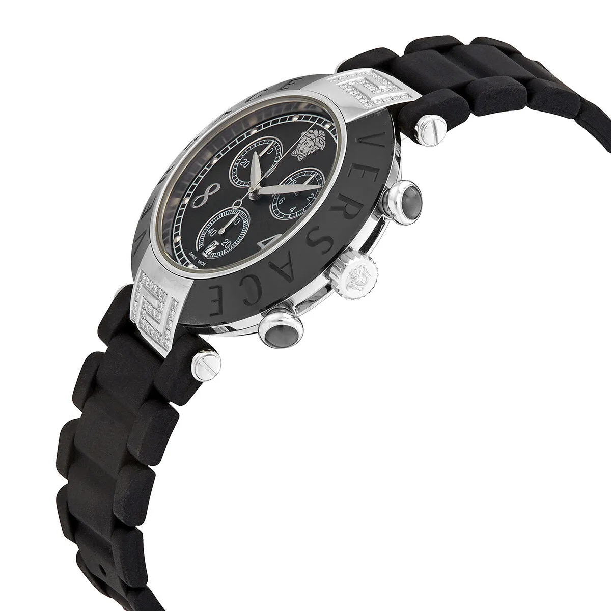 Versace Reve Chronograph Quartz Black Dial Ladies Watch 92CCS91D008S009