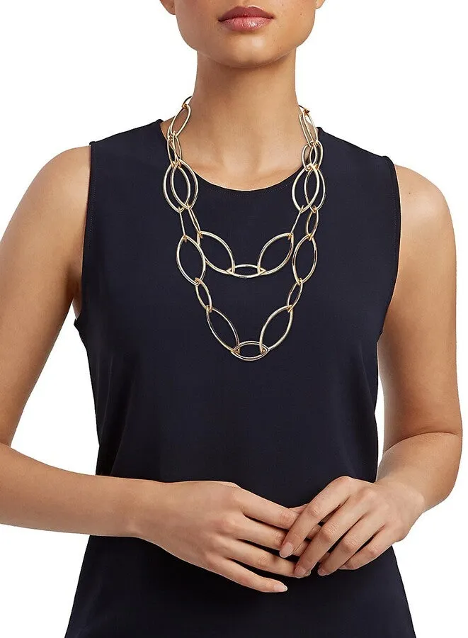 Vhernier - Pop - Long Link Necklace, 18k Rose Gold