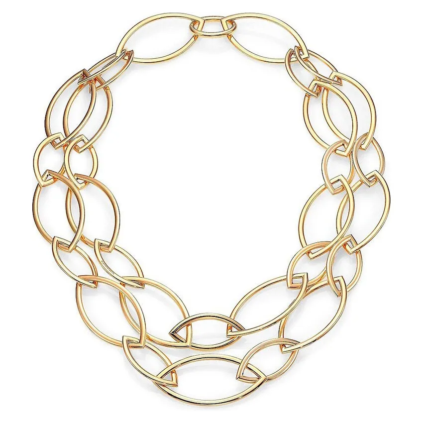Vhernier - Pop - Long Link Necklace, 18k Rose Gold