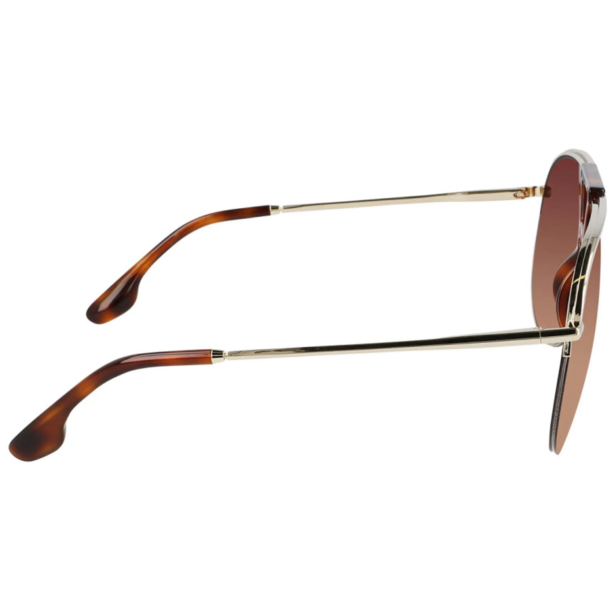 Victoria Beckham Women's Sunglasses - Wine Orange Lens Aviator Frame | VB222S 711