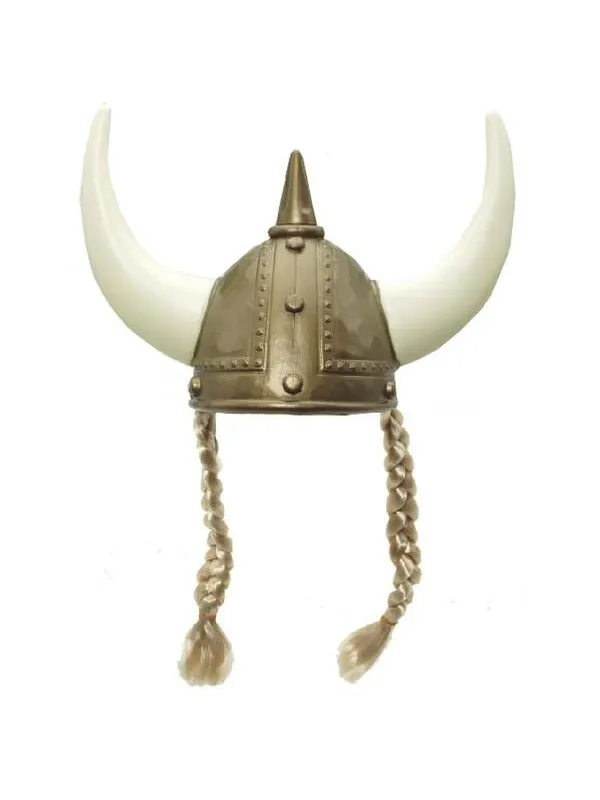 Viking Helmet With Braids