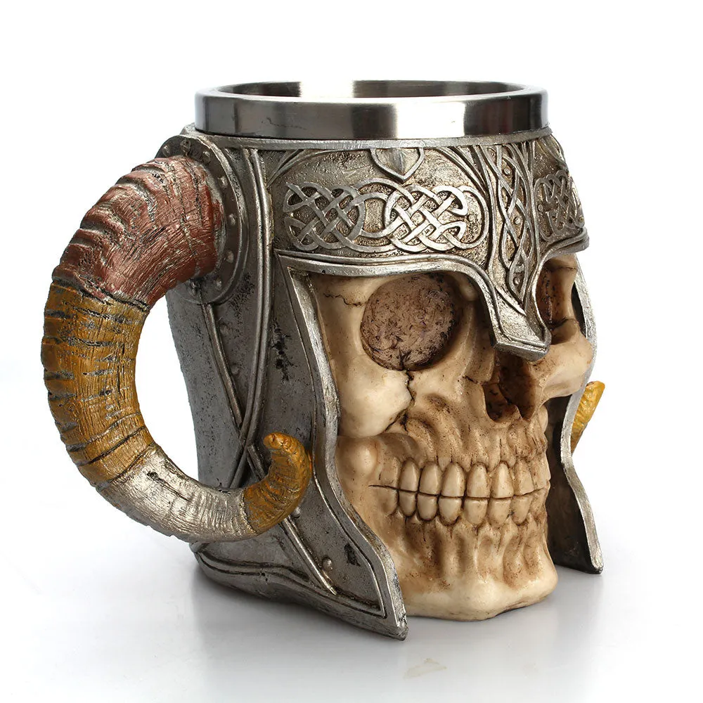 Viking Ram Horned Pit Lord Warrior Drinkware