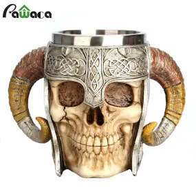 Viking Ram Horned Pit Lord Warrior Drinkware