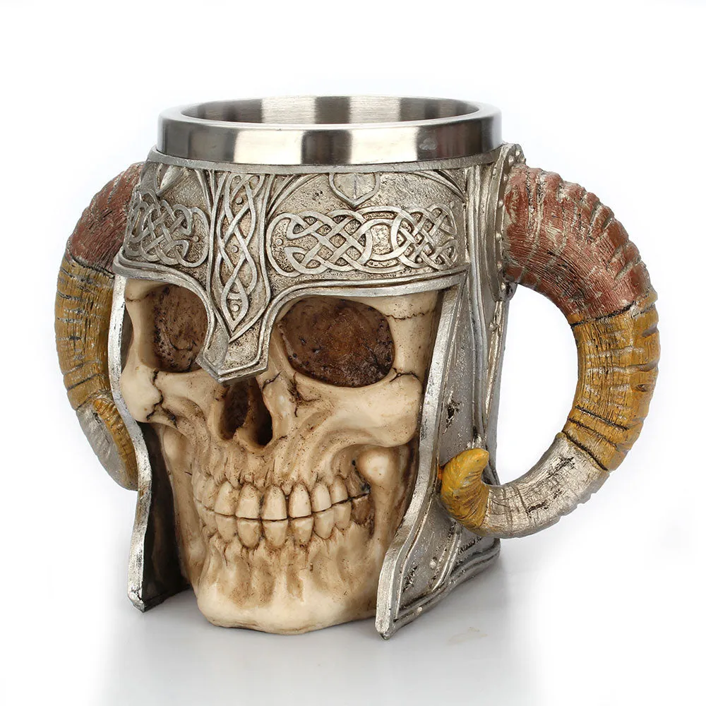 Viking Ram Horned Pit Lord Warrior Drinkware