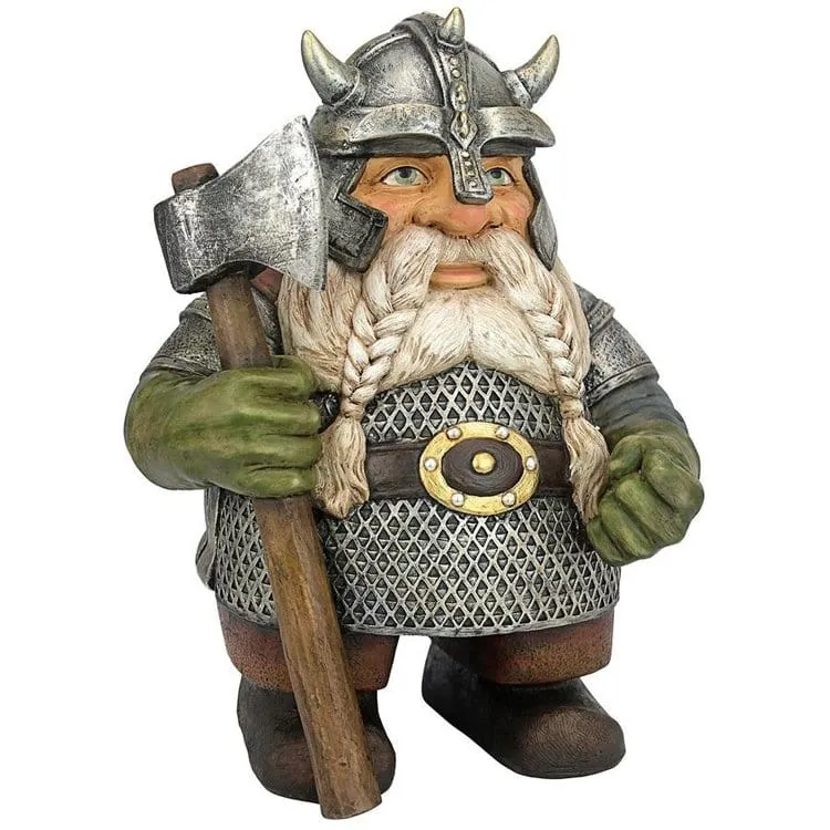 Viking Victor Norse Dwarf  Garden  Statue