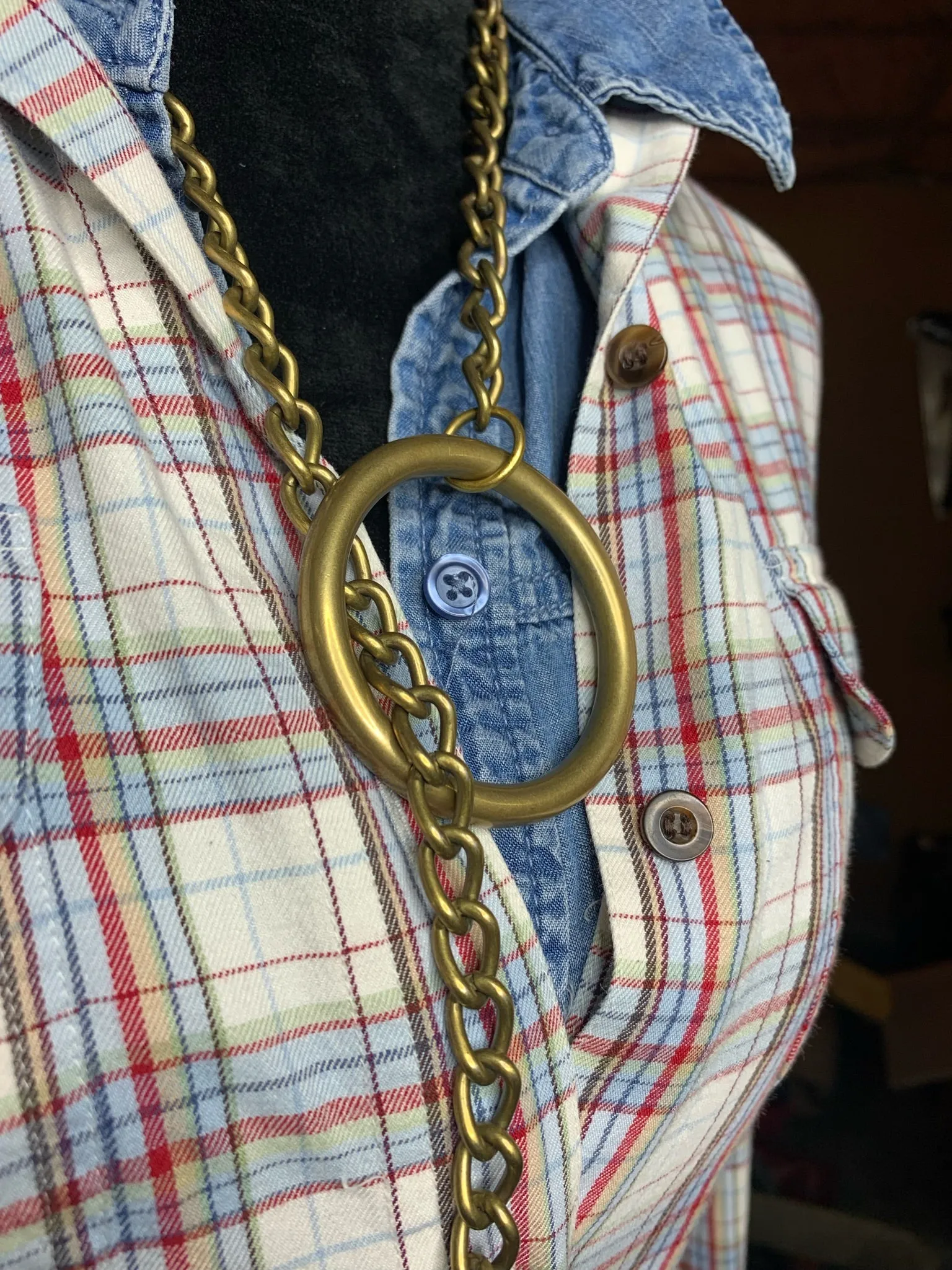 Vintage Crazy Horse Flannel Shirt