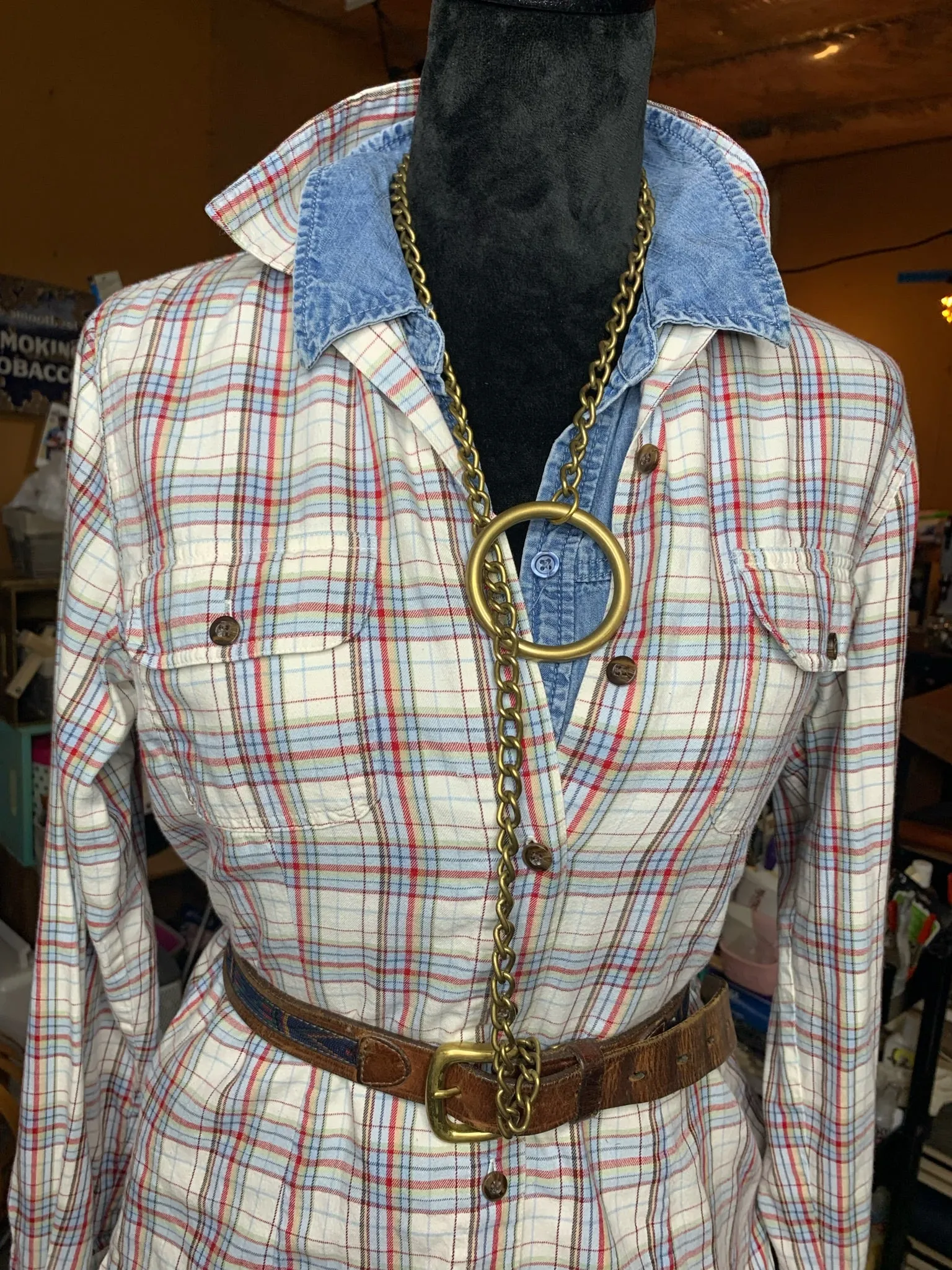 Vintage Crazy Horse Flannel Shirt