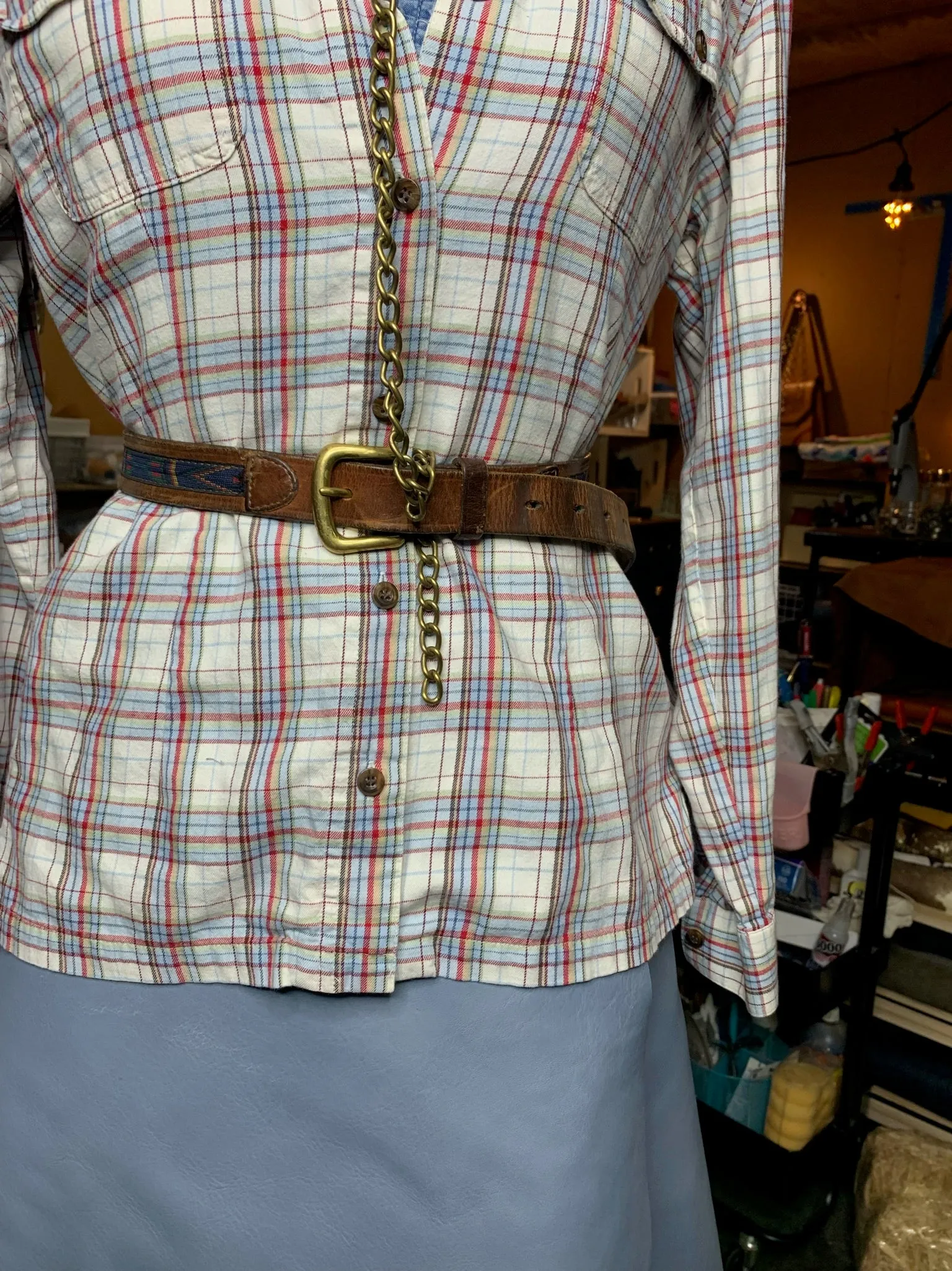 Vintage Crazy Horse Flannel Shirt