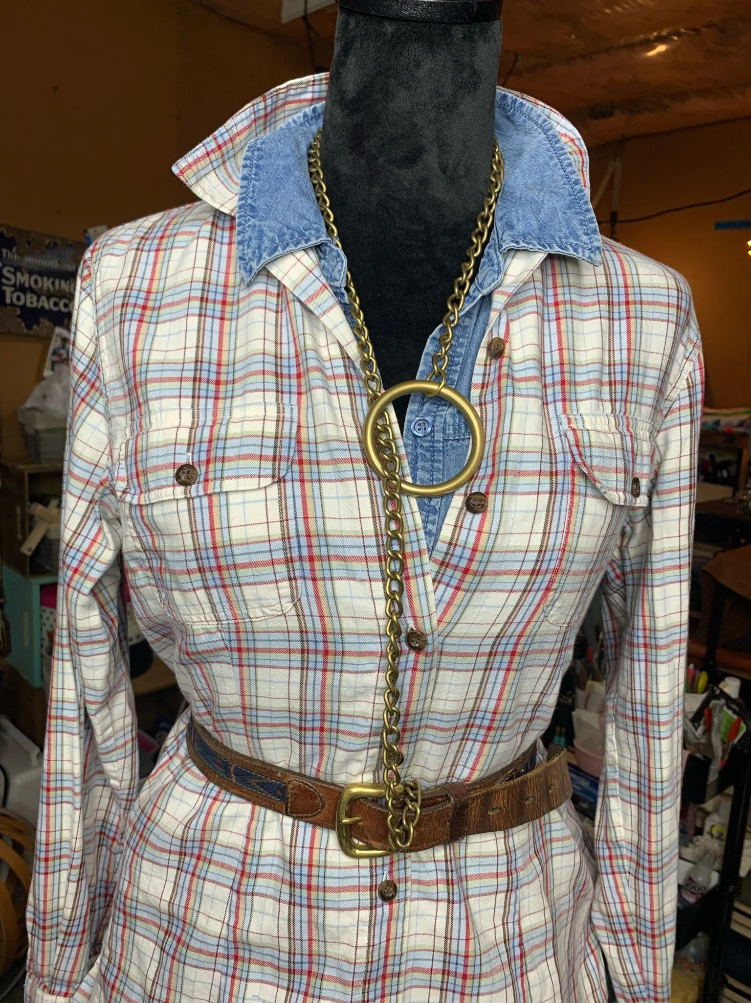Vintage Crazy Horse Flannel Shirt