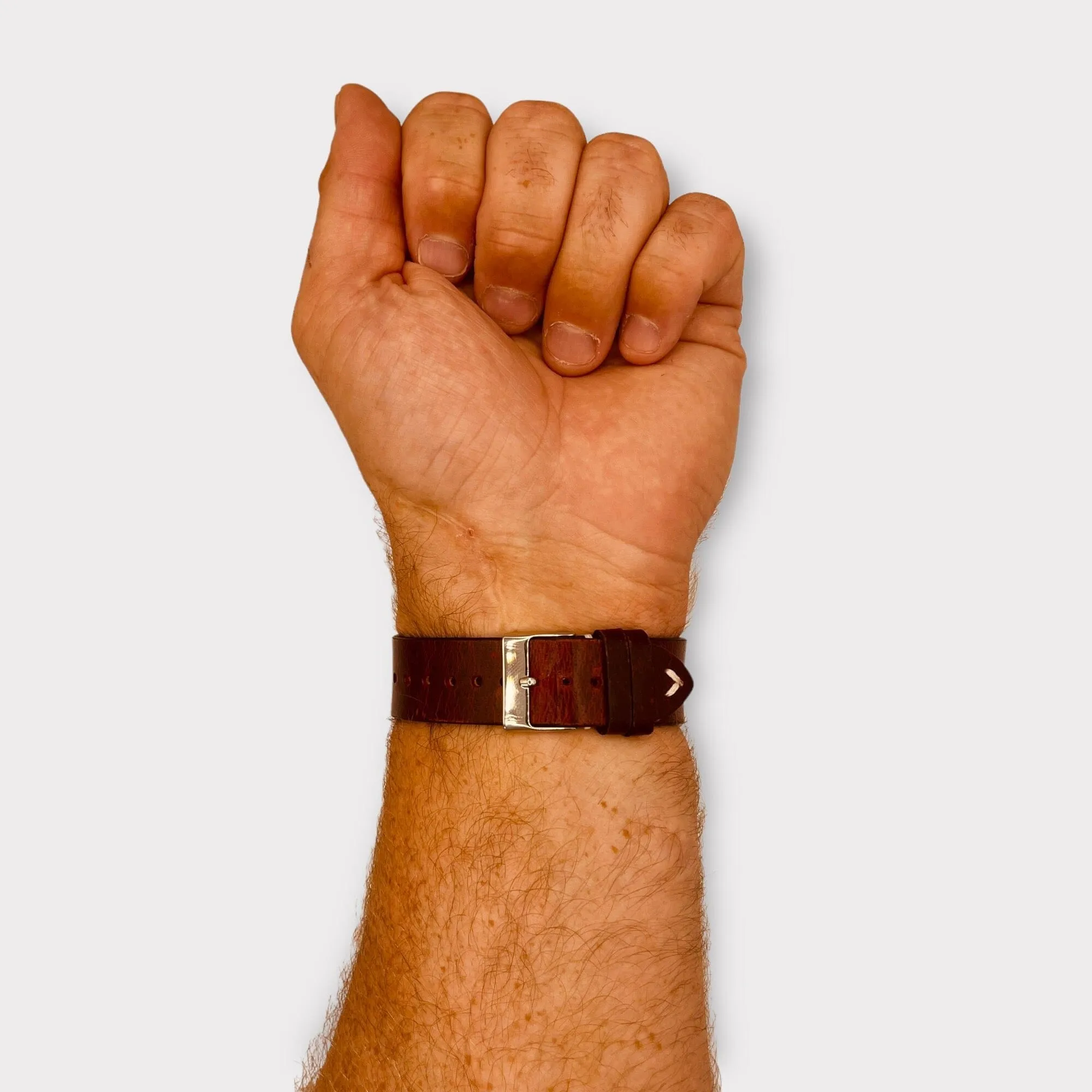 Vintage Oiled Leather Watch Straps Compatible with the Samsung Galaxy Watch 42mm
