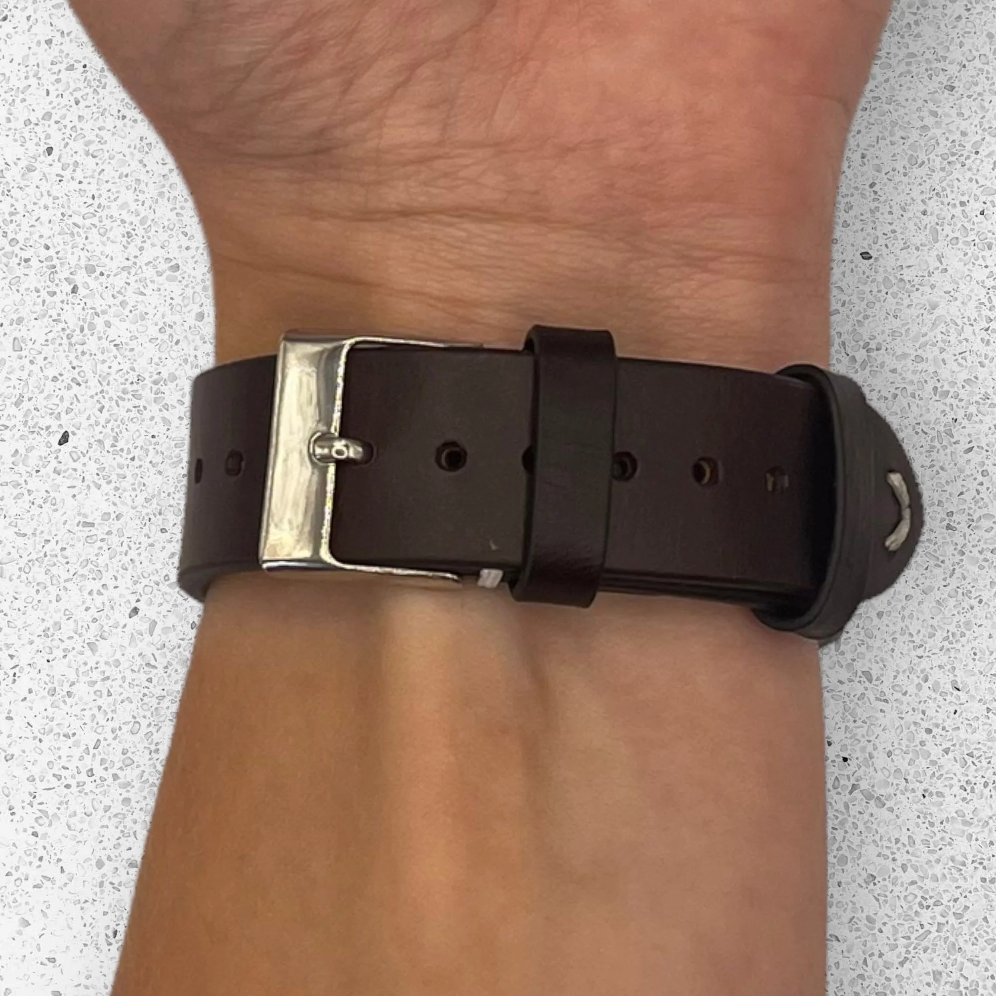 Vintage Oiled Leather Watch Straps Compatible with the Samsung Galaxy Watch 42mm