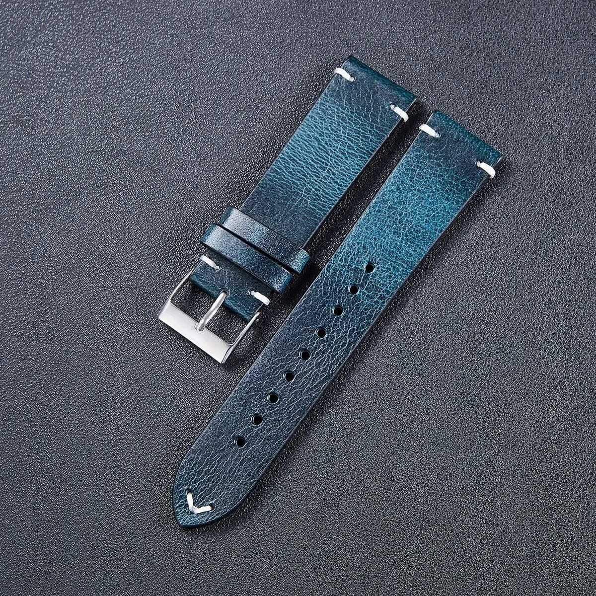 Vintage Oiled Leather Watch Straps Compatible with the Samsung Galaxy Watch 42mm