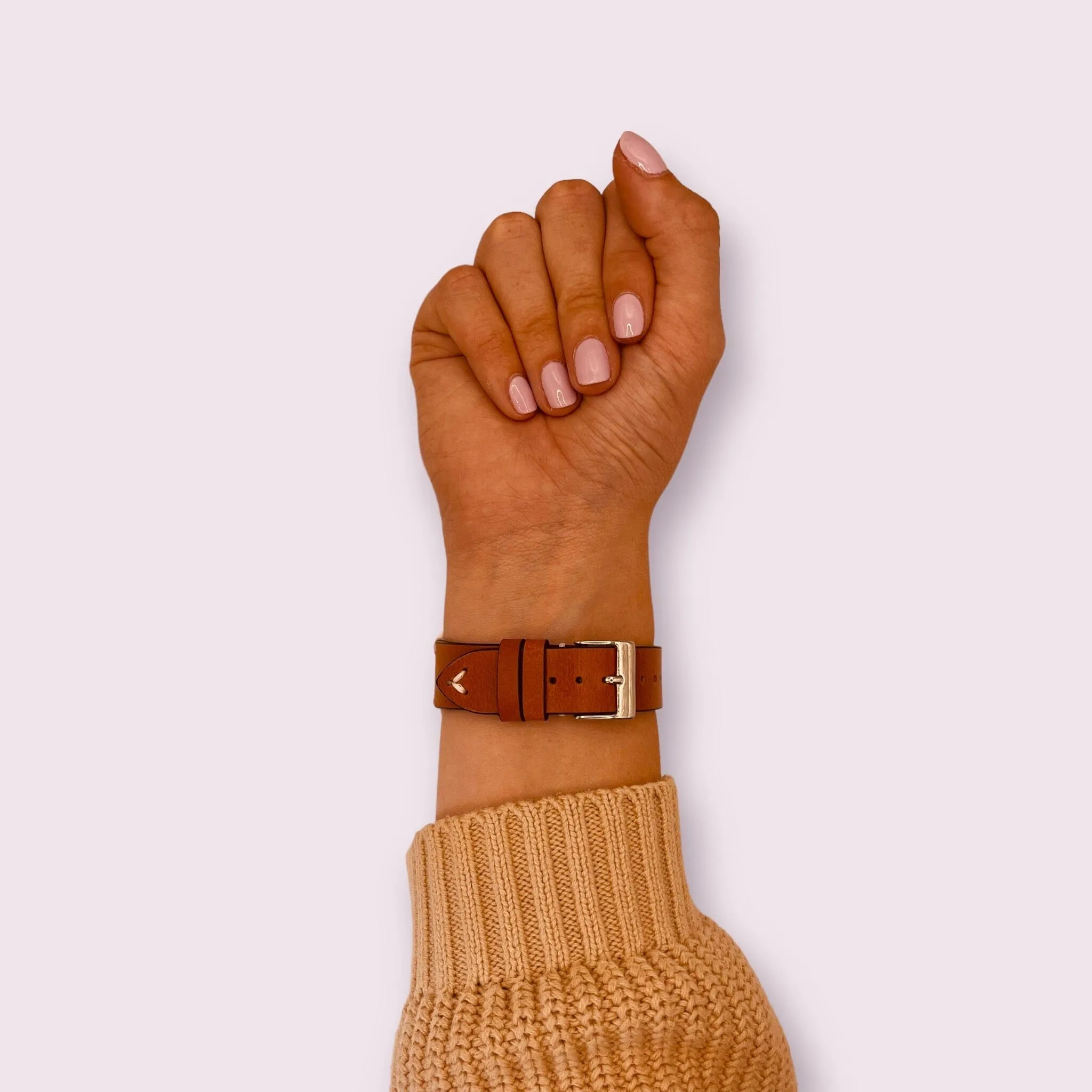 Vintage Oiled Leather Watch Straps Compatible with the Samsung Galaxy Watch 5 Pro (45mm)