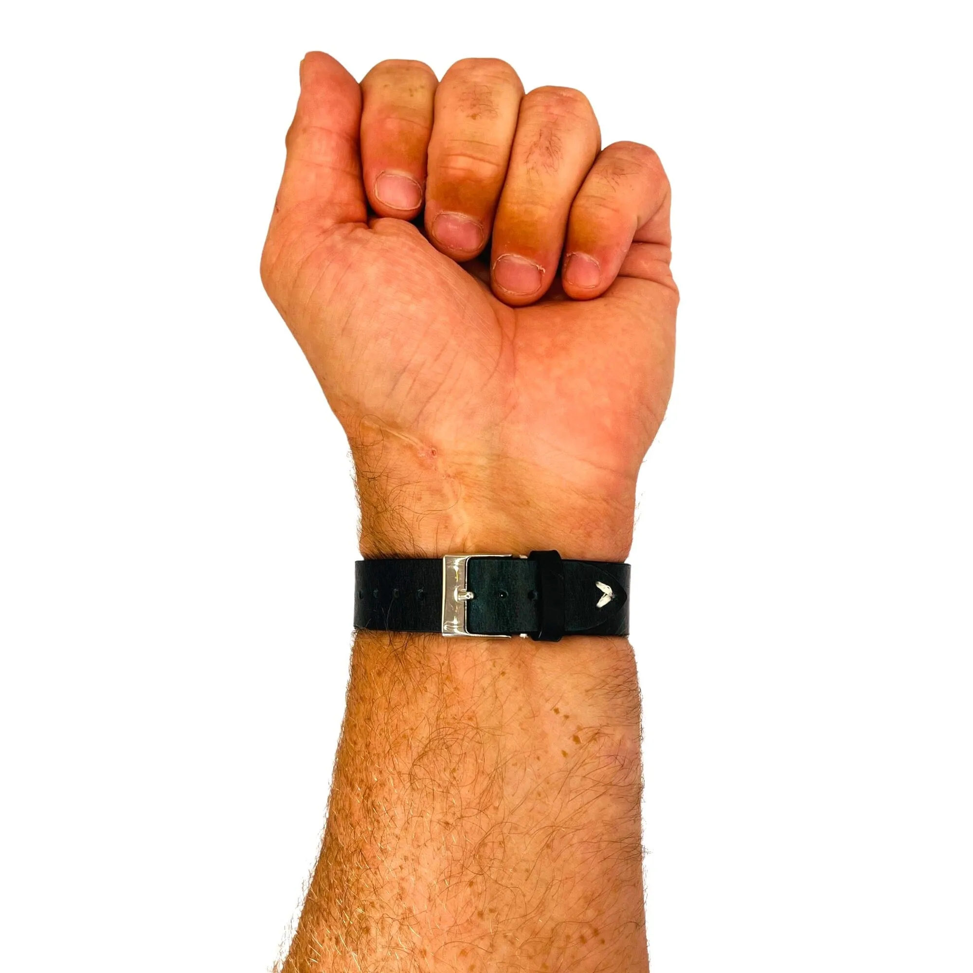 Vintage Oiled Leather Watch Straps Compatible with the Samsung Galaxy Watch 5 Pro (45mm)