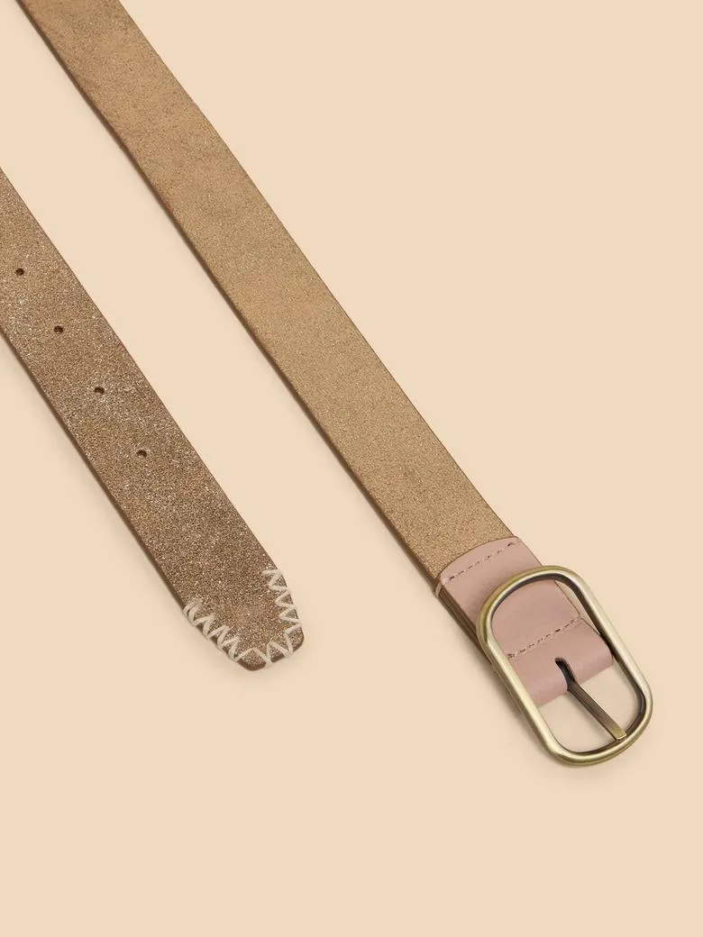 White Stuff Reversible Leather Belt M/L