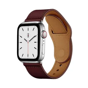 Wine Red Swift Leather Band