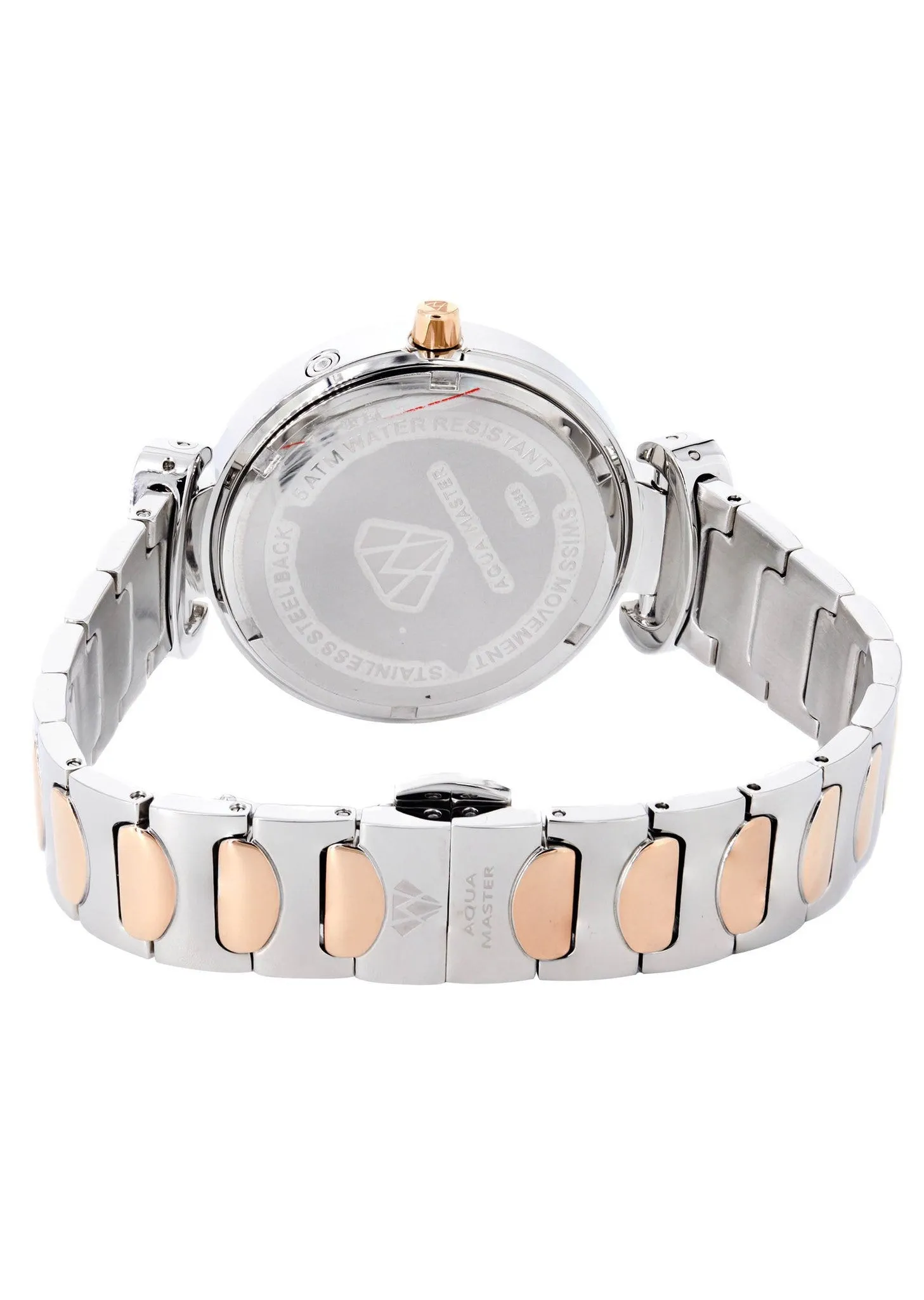 Womens Rose Gold Tone Diamond Watch | Appx 0.14 Carats