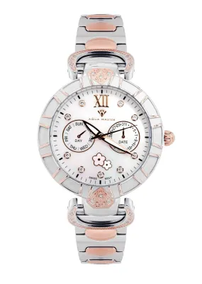 Womens Rose Gold Tone Diamond Watch | Appx 0.14 Carats