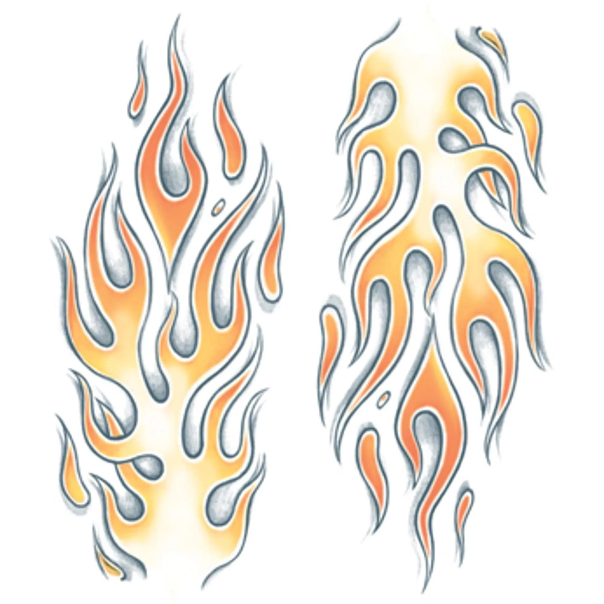 X-Tra Large Flames Tattoo FX